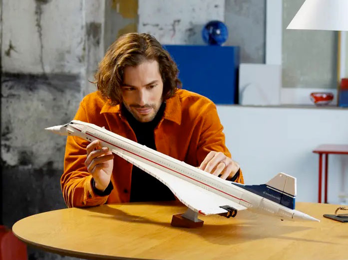 Divertissement : une maquette du Concorde en briques LEGO