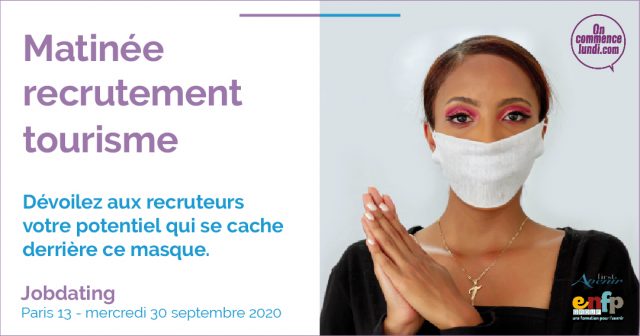 Emploi : jobdating du tourisme le 30 septembre 2020 à Paris 1 Air Journal