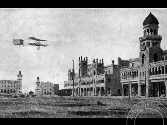 Le 6 février 1910 dans le ciel : Début des « hostilités » à Héliopolis