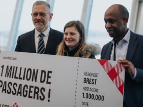 
A l aéroport Brest-Bretagne, la compagnie aérienne espagnole Volotea consolide son ancrage sur le territoire finistérien et fr