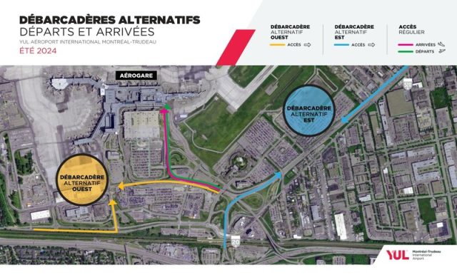 Montréal-Trudeau prend des mesures pour fluidifier l'accès routier à l'aérogare 1 Air Journal