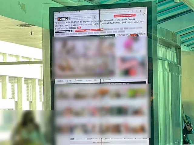 Piratage informatique : du porno sur les écrans de l’aéroport Santos-Dumont de Rio