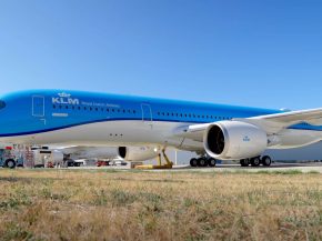 
Hier, KLM Royal Dutch Airlines a pris livraison de son premier Airbus A350-900. L’arrivée de ce gros-porteur à l aéroport Am