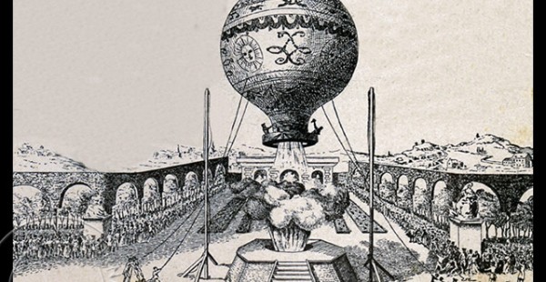 
Histoire de l’aviation – 19 octobre 1783. Après un premier vol d’un ballon captif avec à son bord des animaux, c’est 