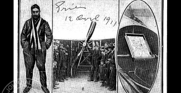 Le 12 avril 1911 dans le ciel : Pierre Prier, venant d’Angleterre, se pose en France 1 Air Journal