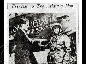 
Histoire de l’aviation – 31 août 1927. Pour la première fois de l’histoire, une femme va s’essayer à traverser en em