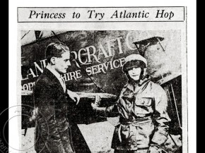 
Histoire de l’aviation – 31 août 1927. La princesse Löwenstein, brevetée pilote depuis treize ans, est au cœur de l’ac