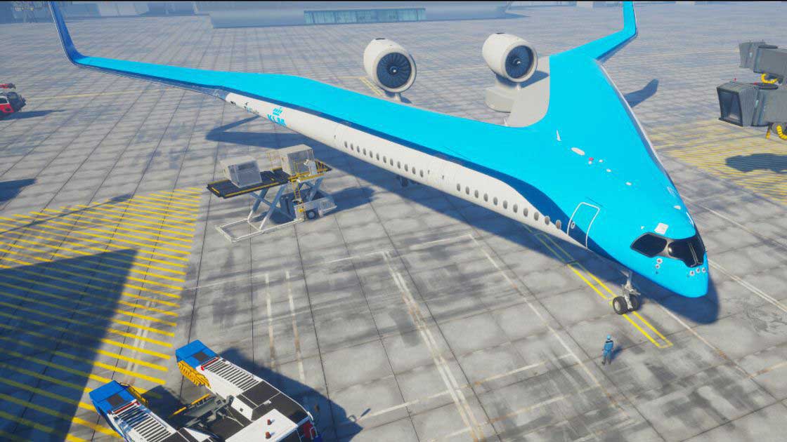 Vidéo : premier vol pour le Flying-V de KLM 3 Air Journal