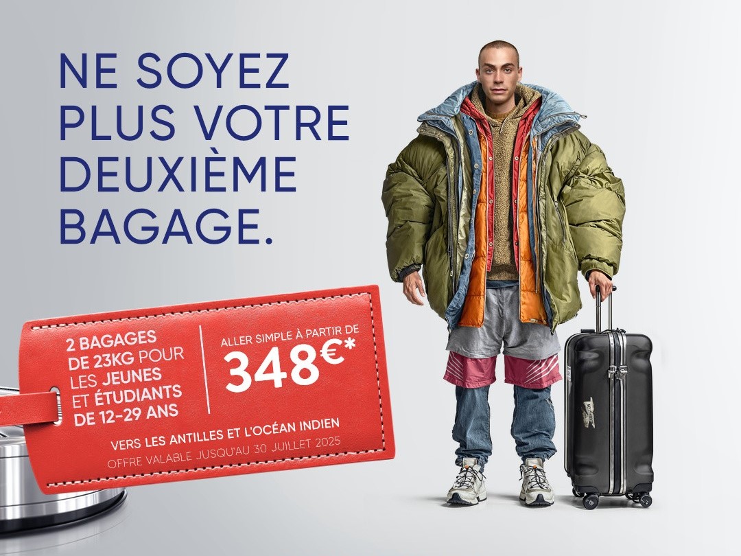 Promo : Corsair offre une franchise bagage généreuse aux jeunes et aux étudiants