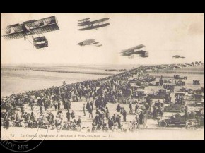 
Histoire de l’aviation – 17 juin 1910. Le lundi 18 octobre 1909, l’aviateur Blanc était victime d’un accident d’aéro