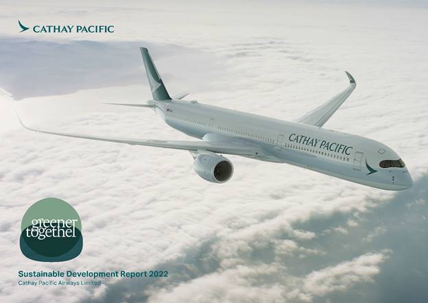Cathay Pacific publie son rapport sur la durabilité 2022