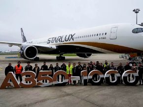 
La jeune compagnie taïwanaise STARLUX Airlines a pris livraison à Toulouse de son premier Airbus A350-1000, marquant une entré