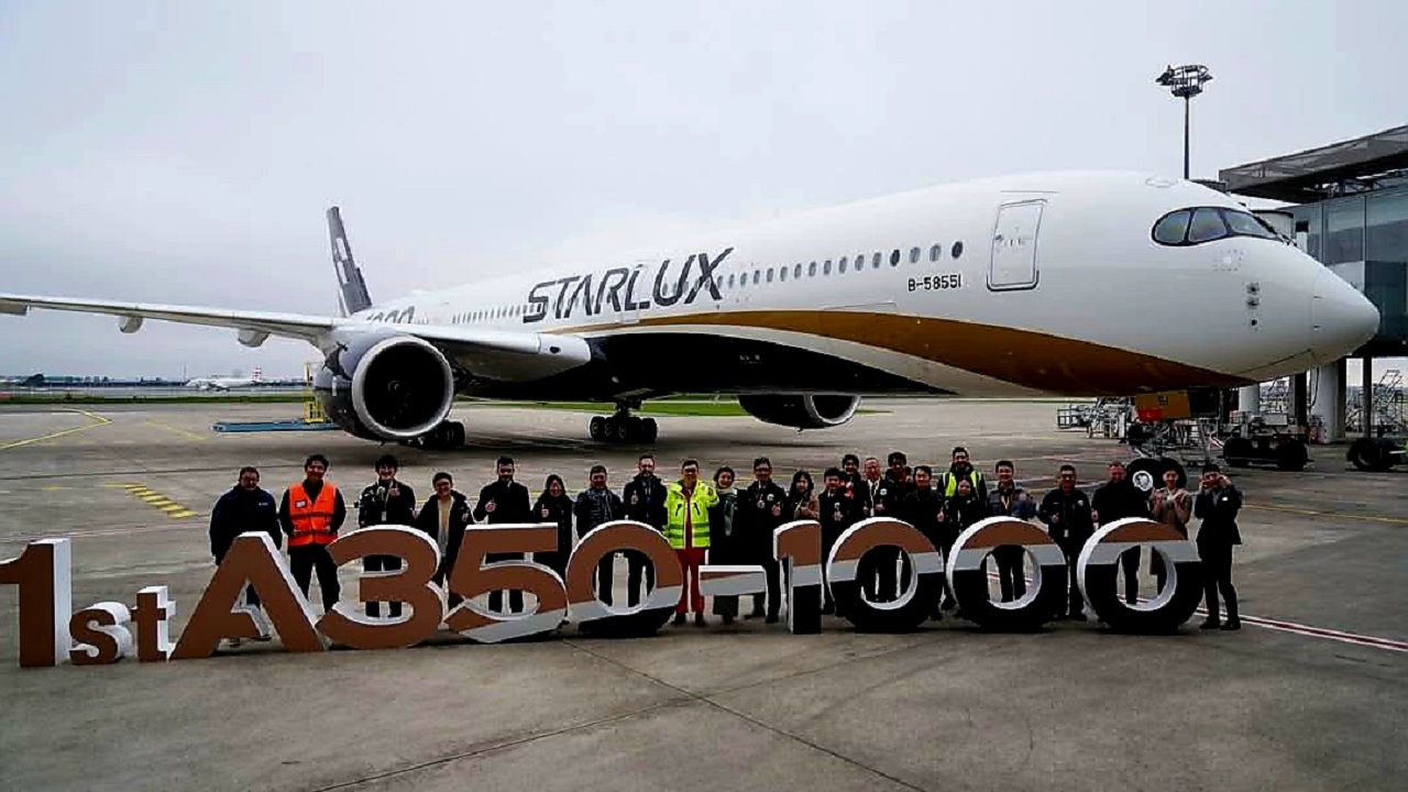 Le premier A350-1000 taïwanais rejoint la flotte de STARLUX Airlines