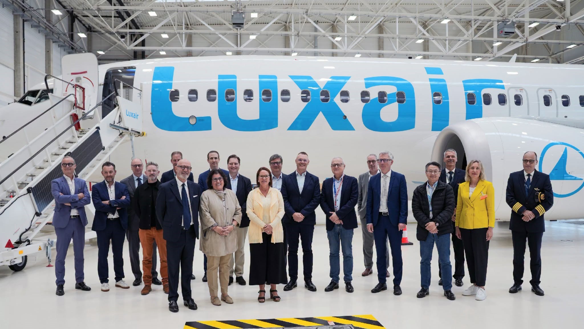 Luxair modernise sa flotte : après les Embraer E2, deux premiers Boeing 737 MAX-8 livrés au Findel 1 Air Journal Luxair modernise sa flotte : après les Embraer E2, deux premiers Boeing 737 MAX-8 livrés au Findel 1 Air Journal