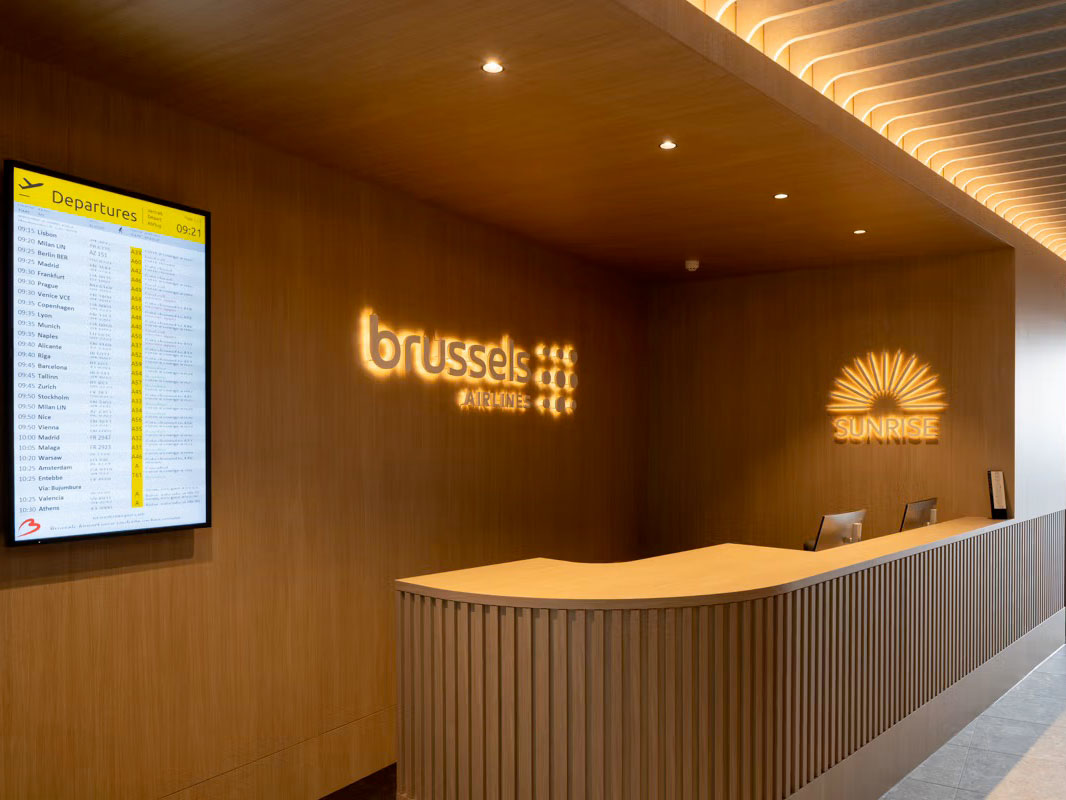 Brussels Airlines inaugure un salon entièrement rénové à Bruxelles
