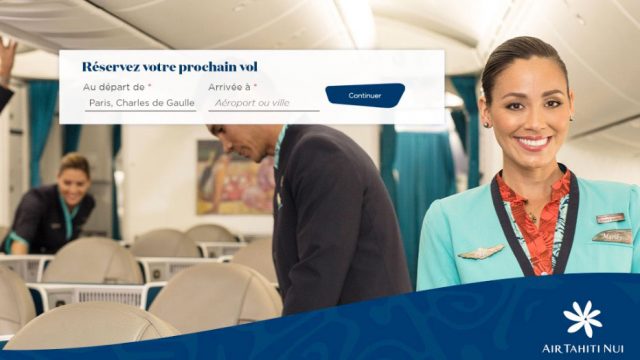 Air Tahiti Nui inaugure une nouvelle interface sur son site web 2 Air Journal