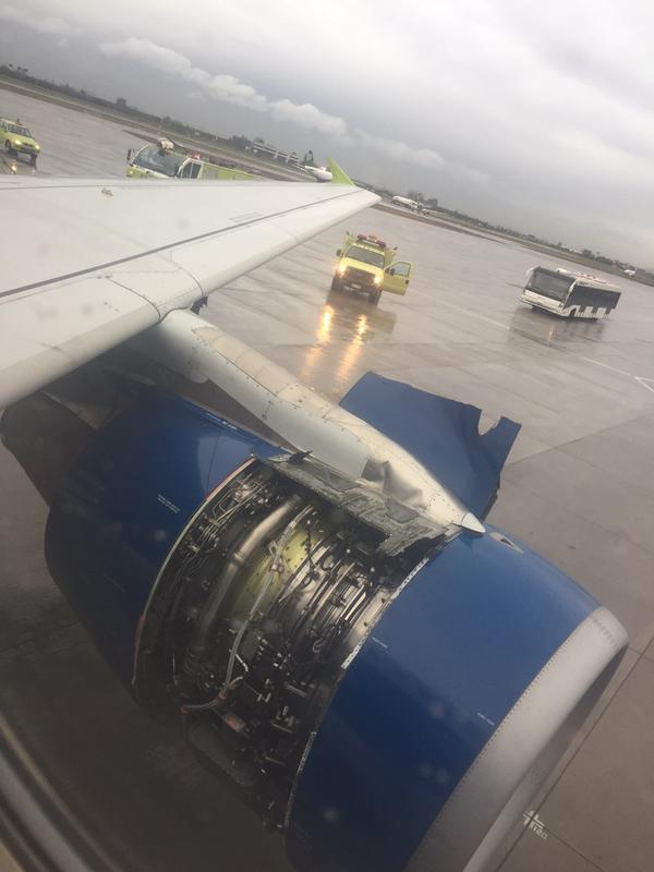 air-journal sky airlines incident panneu moteur 2