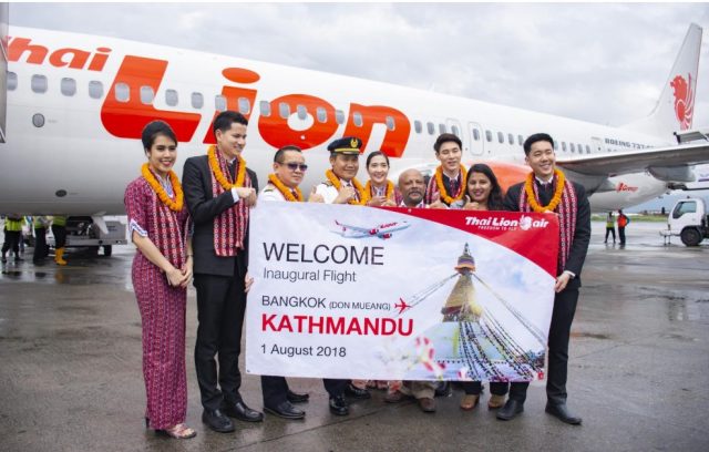 Thai Lion Air relie Bangkok à Katmandou 1 Air Journal