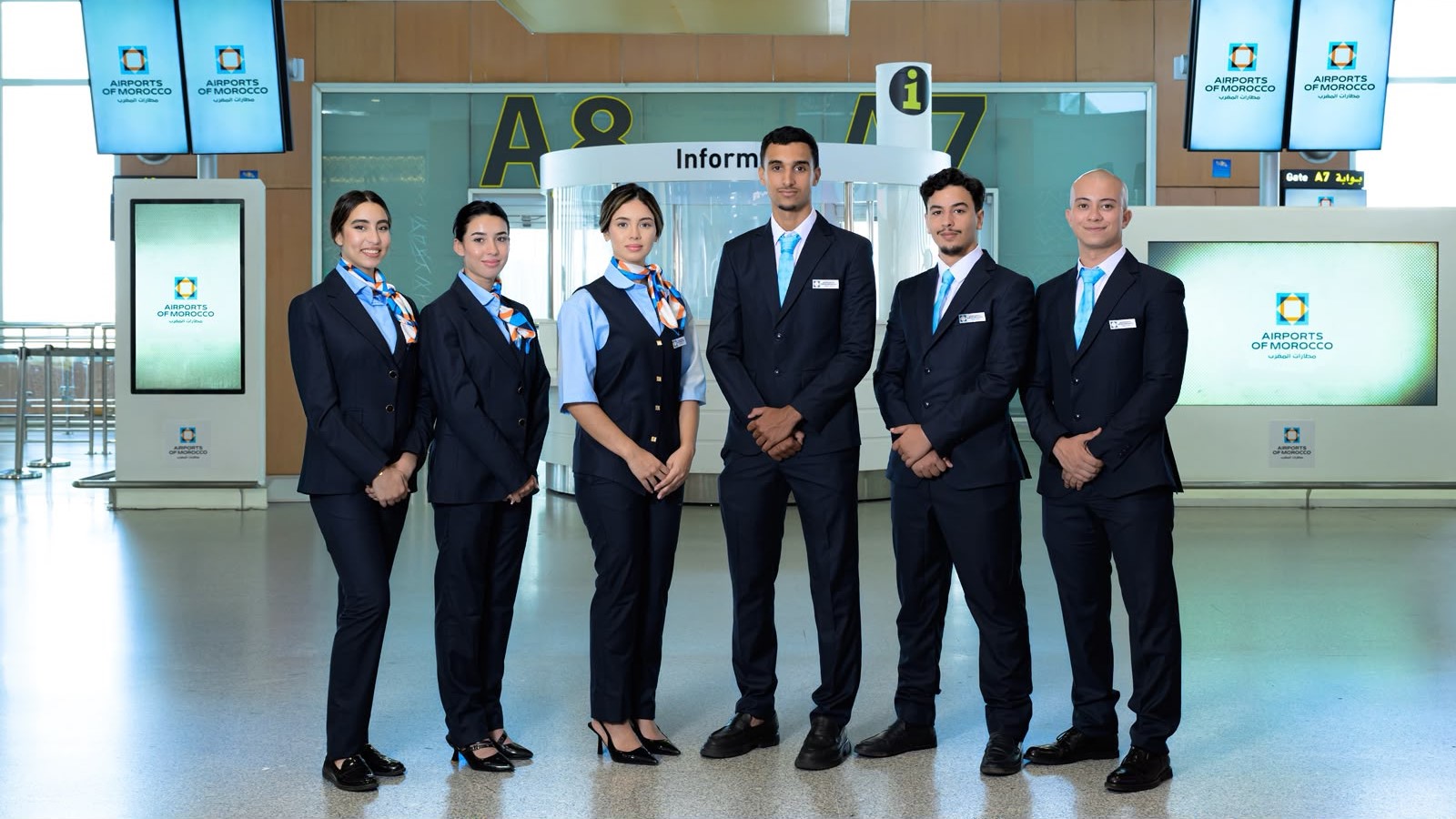 Maroc : les équipes d’accueil aux couleurs d’« Airports of Morocco », symbole de la modernisation aéroportuaire 1 Air Journal