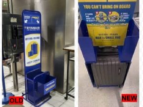 
Ryanair s’apprête à revoir à la hausse la taille des bagages cabine gratuits, suivant l’introduction prochaine d’une nou