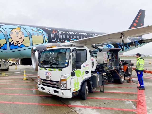 Brussels Airport : chauffage sans CO2 et véhicules hydrants électriques 88 Air Journal