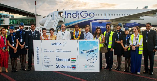 
La compagnie aérienne indienne IndiGo a inauguré une liaison directe entre Chennai et Saint-Denis à La Réunion, marquant une 