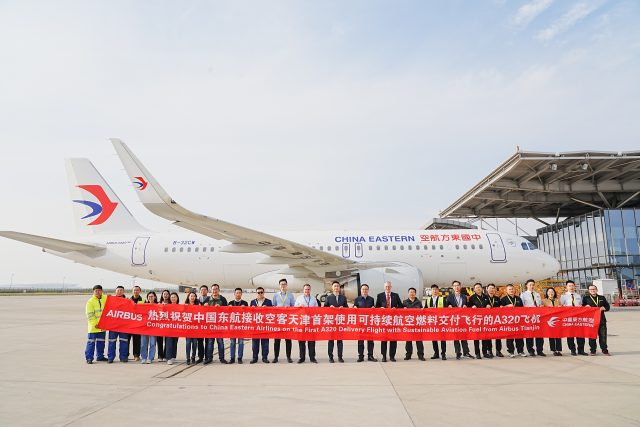 Chine : premier vol de livraison avec du SAF d'un Airbus A320neo  95 Air Journal