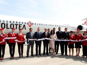 Volotea, la compagnie aérienne des capitales régionales européennes, a inauguré ce 3 mai 2018 sa douzième base à Athènes, q