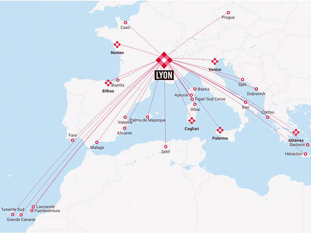 Volotea inaugure sa base de Lyon avec 29 destinations 70 Air Journal