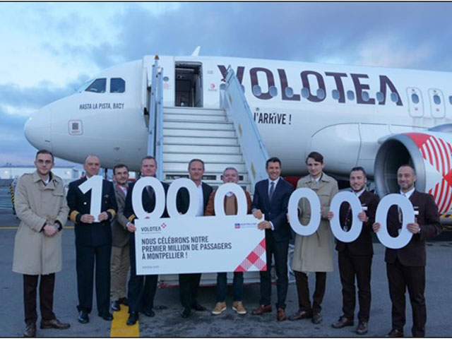 Volotea accueille son millionième passager à Montpellier-Méditerranée 1 Air Journal