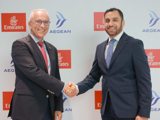 Emirates et AEGEAN étendent leur partage de codes 4 Air Journal