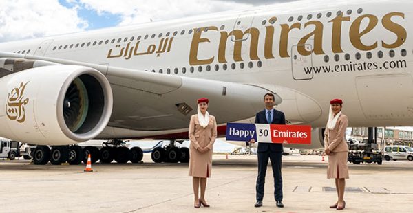 
La compagnie aérienne Emirates Airlines a fêté dimanche le 30eme anniversaire de sa présence dedans l’hexagone, où elle de