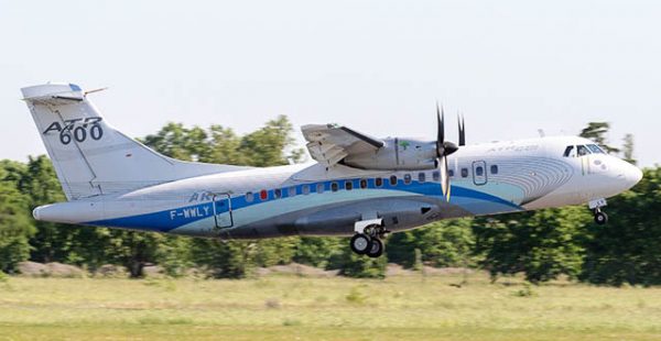 
L’ATR 42-600S STOL a effectué mercredi   avec succès » son vol inaugural en configuration partielle, marquant le début d