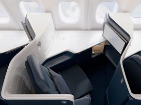 
La compagnie aérienne Air France devrait déployer cet hiver les Boeing 777-300ER équipés des nouvelles cabines vers New York,