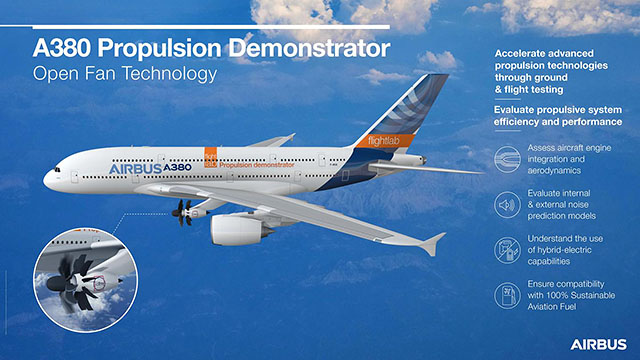 Open Fan sur l’Airbus A380, nouveau supersonique pour Boom (vidéos) 18 Air Journal
