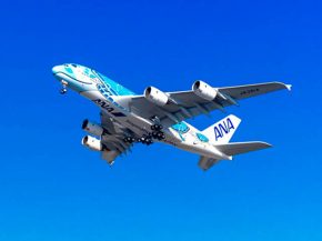 La compagnie aérienne All Nippon Airways (ANA) a annoncé pour le 20 mars la livraison du  premier de ses trois Airbus A380,