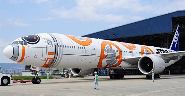 
La compagnie aérienne All Nippon Airways (ANA) a opéré jeudi le dernier vol de son Boeing 777 en livrée BB-8, l’une des tro
