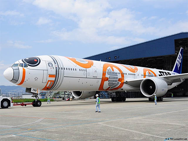 Star Wars : clap de fin pour BB-8 chez ANA