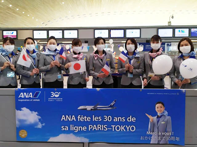 ANA fête 30 ans de vols Tokyo - Paris 66 Air Journal