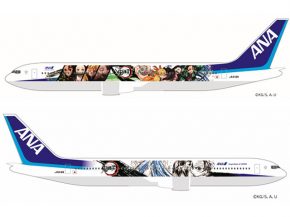
La compagnie aérienne All Nippon Airways (ANA) a dévoilé le premier des deux avions qui seront décorés sur le thème du dess