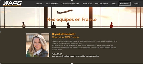 BtoB : APG lance un site pour les agences de voyages 1 Air Journal