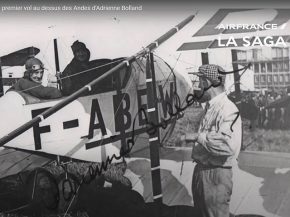 
La compagnie aérienne Air France a commémoré le centenaire de la traversée des Andes, accomplie par la pionnière Adrienne Bo