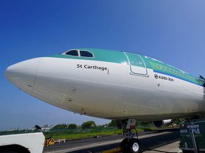 La compagnie irlandaise Aer Lingus vient fêter 60 ans de liaison transatlantique. Le 28 avril 1958, un Lockheed L1049 Super Const