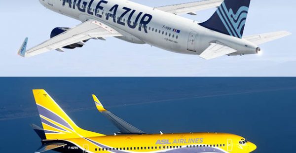 Les compagnies aériennes Aigle Azur et ASL Airlines France annoncent la signature d’un accord de partage de codes sur les vols 
