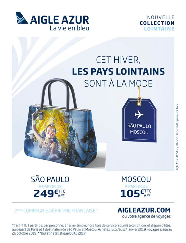 Aigle Azur : promotion globale pour la vie en bleu 66 Air Journal