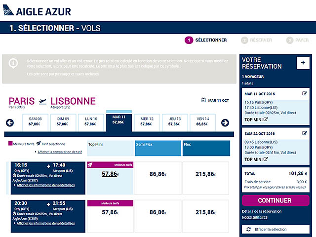 Aigle Azur offre une nouvelle jeunesse à son site internet 144 Air Journal
