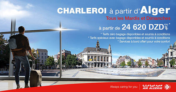 Air Algérie se posera à Charleroi le 18 décembre 100 Air Journal