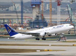 La compagnie aérienne Air Astana va convertir ses trois Boeing 767 pour le transport de fret, une division commerciale leur étan