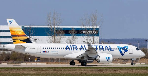 
La compagnie aérienne Air Austral a pris possession de son premier Airbus A220-300, dont elle devient compagnie de lancement en 