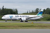 
Le samedi 13 septembre, un Boeing 787-8 Dreamliner de la compagnie réunionnaise Air Austral, transportant plus de 250 passagers 
